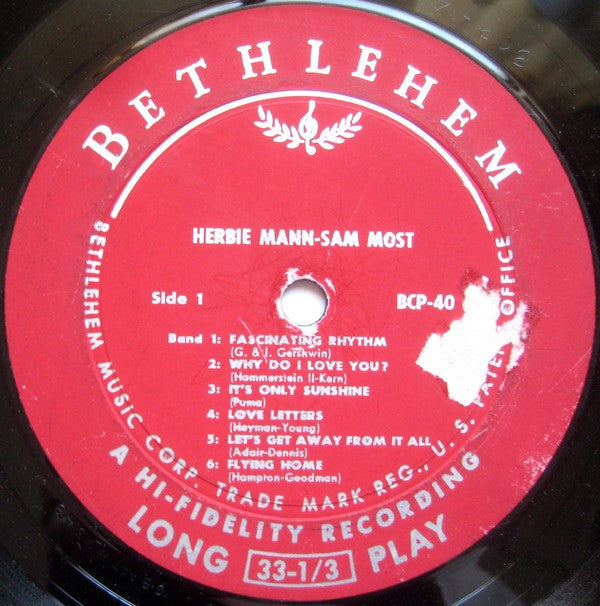 The Herbie Mann-Sam Most Quintet : The Herbie Mann-Sam Most Quintet (LP, Album)