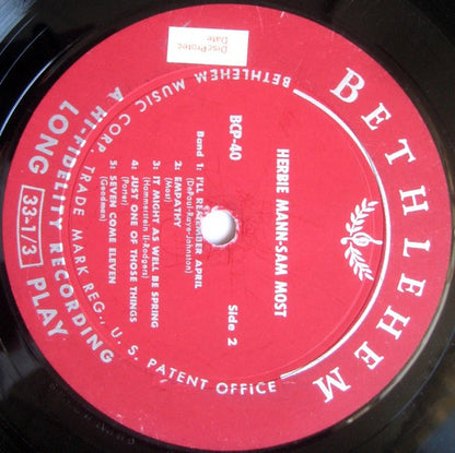 The Herbie Mann-Sam Most Quintet : The Herbie Mann-Sam Most Quintet (LP, Album)