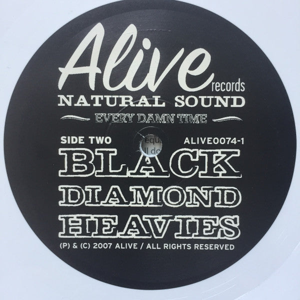 Black Diamond Heavies : Every Damn Time (LP, Album, Whi)