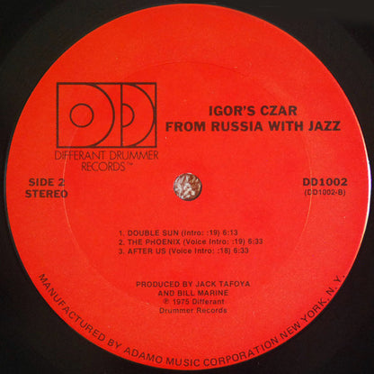 Prince Igor's Czar : From Russia With Jazz (LP, Album)