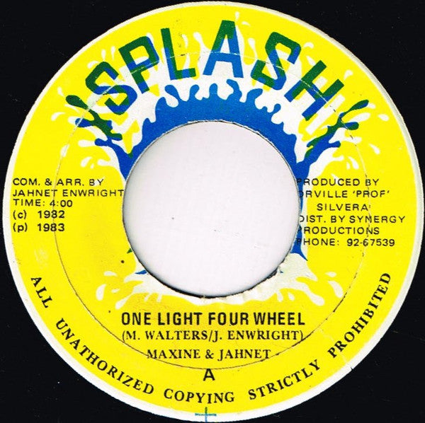 Maxine Walters & Jahnet Enwright : One Light Four Wheel (7")