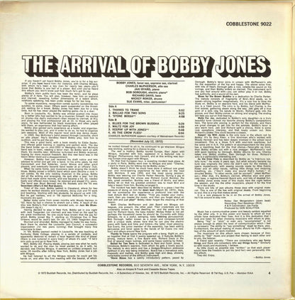 Bobby Jones (2) : Arrival Of Bobby Jones (LP, Album)