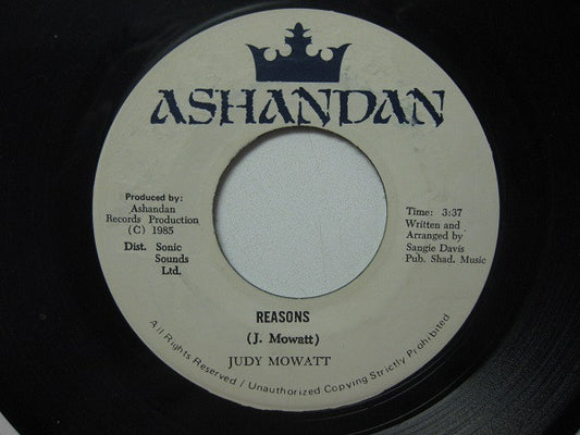 Judy Mowatt : Reasons (7")