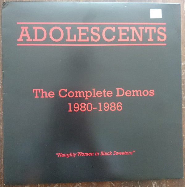 Adolescents : The Complete Demos 1980-1986 (LP, Comp, Whi)