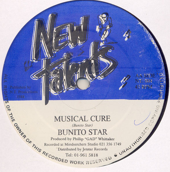 Bonito Star : Lovers Quarrel / Musical Cure (12")