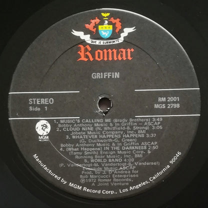 Griffin (5) : Griffin (LP, Album)