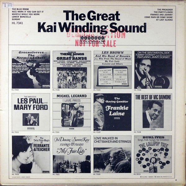 Kai Winding : The Great Kai Winding Sound (LP, Comp, Promo)