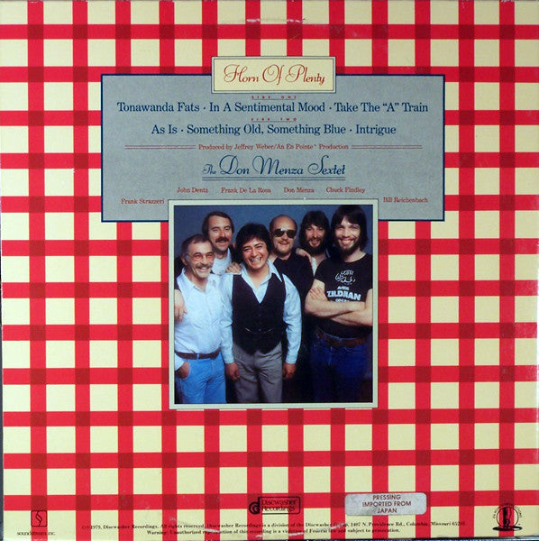 Don Menza With Chuck Findley, Bill Reichenbach (2), Frank Strazzeri, Frank De La Rosa, John Dentz : Horn Of Plenty (LP, Album)