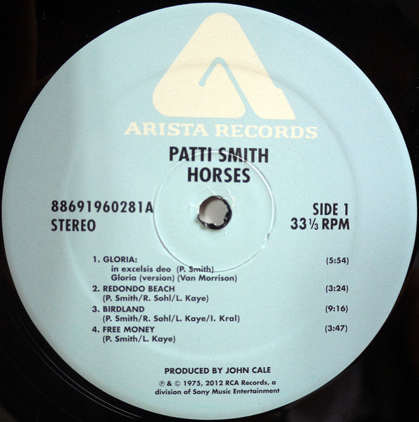 Patti Smith : Horses (LP, Album, RE, RM)