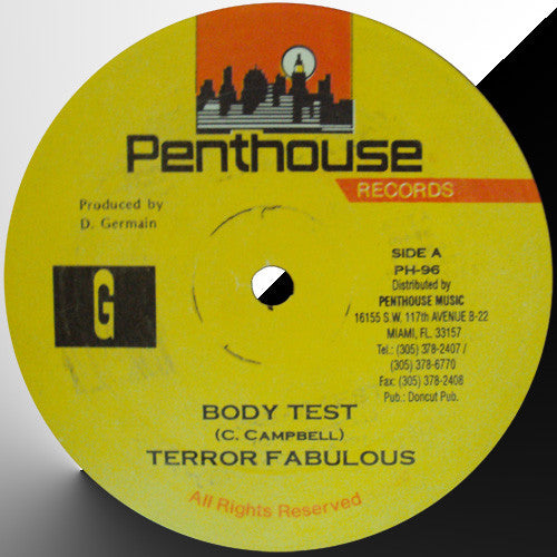Terror Fabulous : Body Test (12")