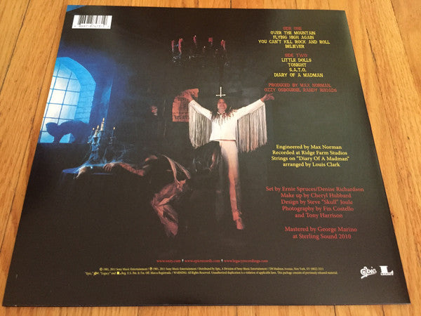 Ozzy Osbourne : Diary Of A Madman (LP, Album, Ltd, Pic, RE, RM)