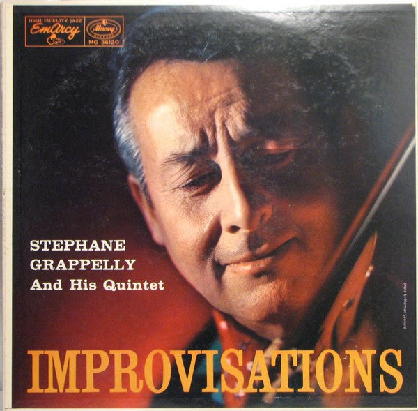 Stéphane Grappelli Quintet : Improvisations (LP, Album, Mono)