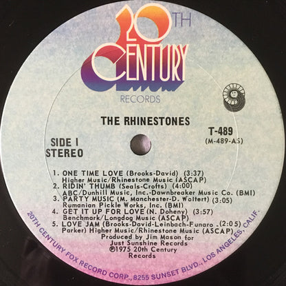 The Fabulous Rhinestones : The Rhinestones (LP, Album, Pit)