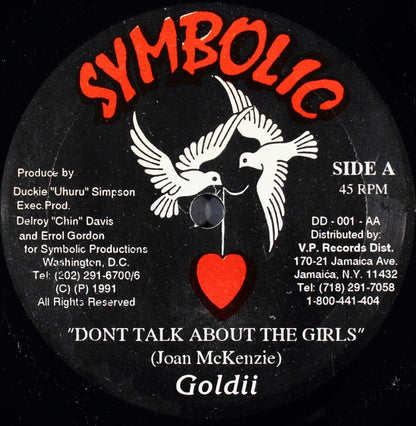 Goldii : Don't Talk About The Girls (12")