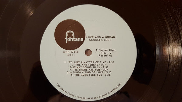 Gloria Lynne : Love And A Woman (LP, Album)