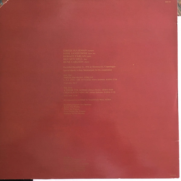 Red Mitchell Quintet : Chocolate Cadillac (LP, Album)