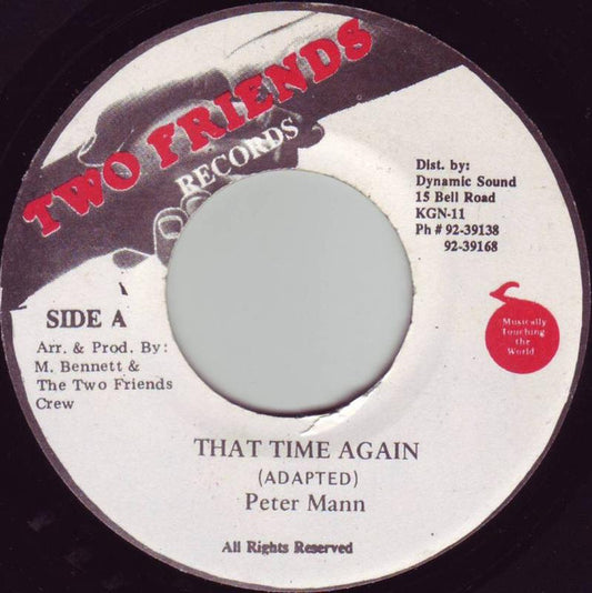 Peter Mann (6) : That Time Again (7")