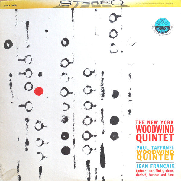 New York Woodwind Quintet : Jean Francaix: Quintet For Winds - Paul Taffanel: Quintet For Winds (LP, Album)