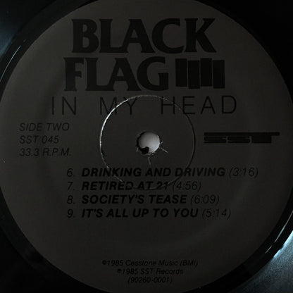 Black Flag : In My Head (LP, Album, RP)