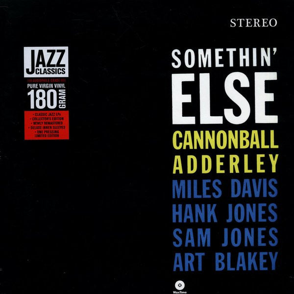 Cannonball Adderley : Somethin' Else (LP, Album, Ltd, RE, RM, 180)