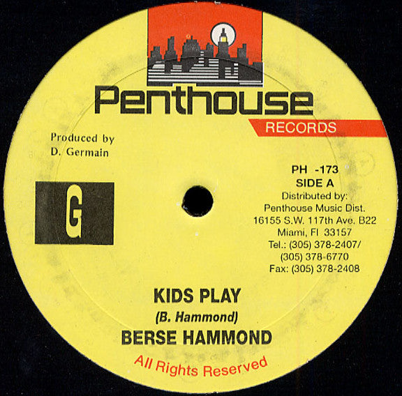 Beres Hammond : Kids Play (12")