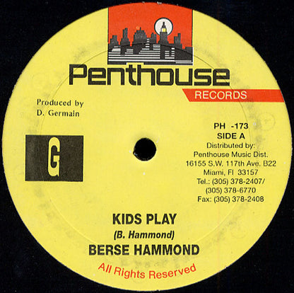 Beres Hammond : Kids Play (12")