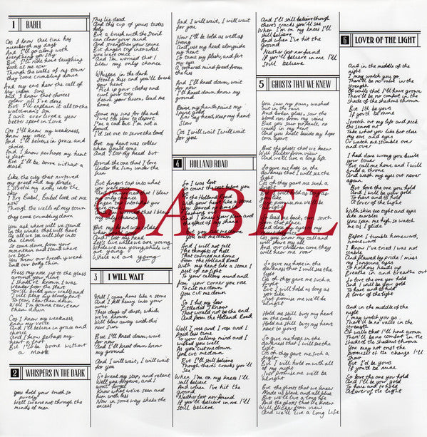 Mumford & Sons : Babel (LP, Album, Gat)
