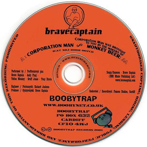 bravecaptain : Corporation Man (CD, Single)