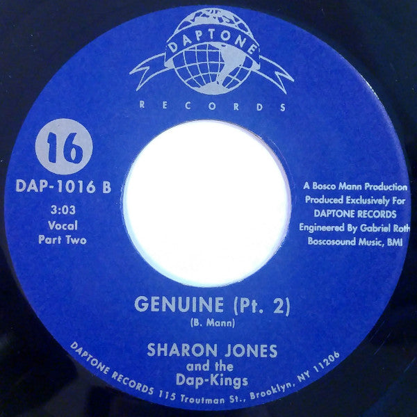 Sharon Jones And The Dap-Kings* : Genuine (7", Single)