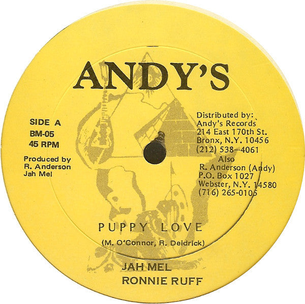 Jahmel, Ronnie Ruff (2) : Puppy Love / Enjoy Yourself (12")