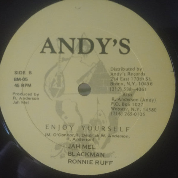 Jahmel, Ronnie Ruff (2) : Puppy Love / Enjoy Yourself (12")