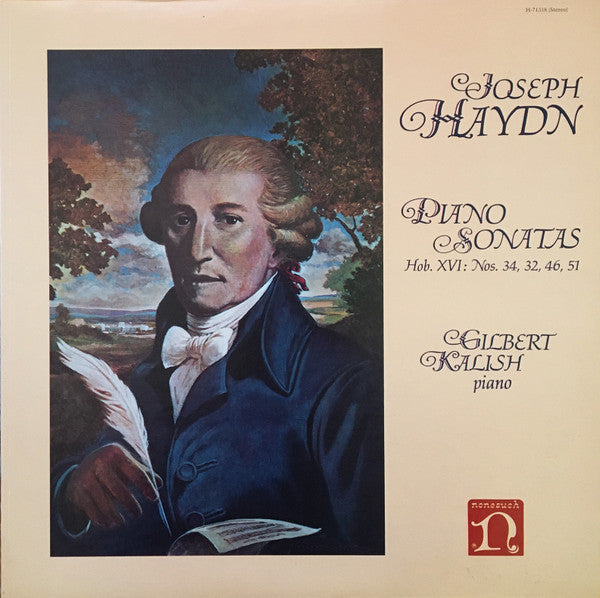 Joseph Haydn - Gilbert Kalish : Piano Sonatas (Hob. XVI: Nos. 34, 32, 46, 51) (LP)