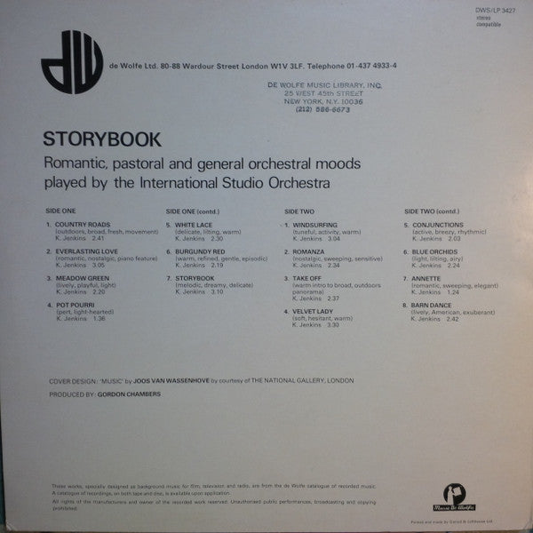The International Studio Orchestra : Storybook (LP)