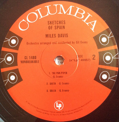 Miles Davis : Sketches Of Spain (LP, Album, RSD, Mono, Num, RE, 180)