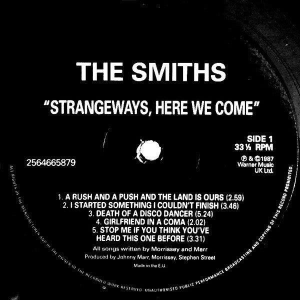 The Smiths : Strangeways, Here We Come (LP, Album, RE, RM, 180)