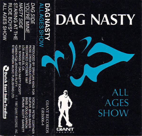 Dag Nasty : All Ages Show (Cass)