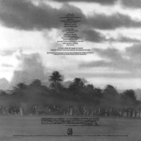 Nino Rota : Hurricane (Original Motion Picture Soundtrack) (LP, Album)