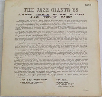 The Jazz Giants '56 : The Jazz Giants '56 (LP, Album, Mono)