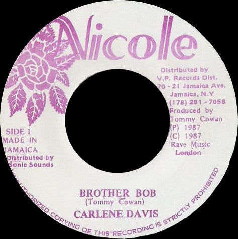 Carlene Davis : Brother Bob (7")