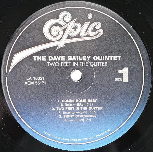 The Dave Bailey Quintet : 2 Feet In The Gutter (LP, Album, RE)