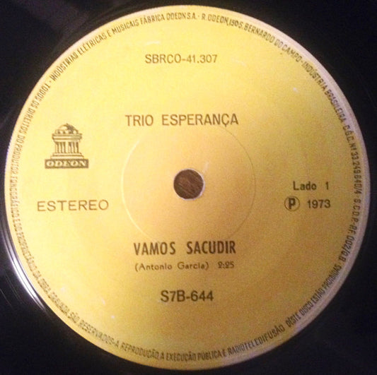 Trio Esperança : Vamos Sacudir  (7")