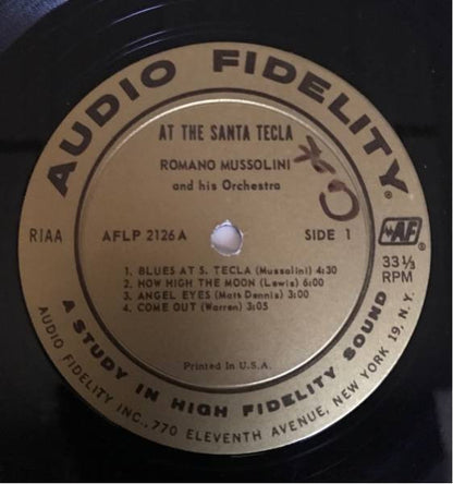 Romano Mussolini : At The Santa Tecla (LP, Album)