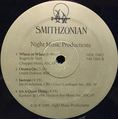 Smith Dobson, Steve Gadd, Eddie Gomez : Smithzonian (LP)