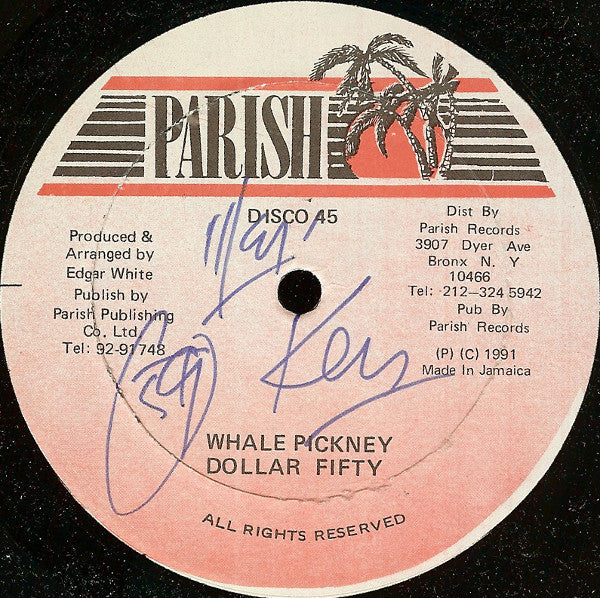 Dollar Fifty : Whale Pickney (12")