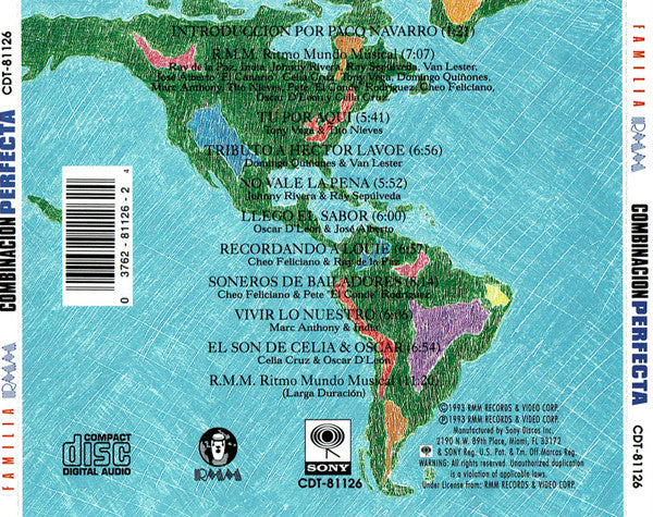 Various : Familia RMM: Combinacion Perfecta (CD, Album)