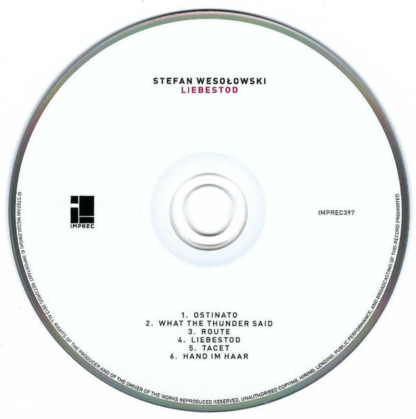 Stefan Wesołowski : Liebestod (CD, Album)