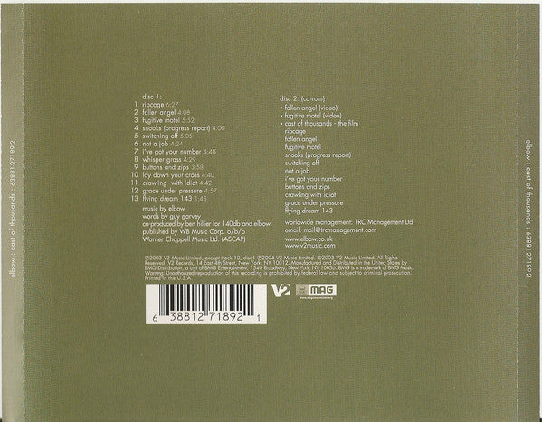 Elbow : Cast Of Thousands (CD, Album + CD-ROM, Enh)