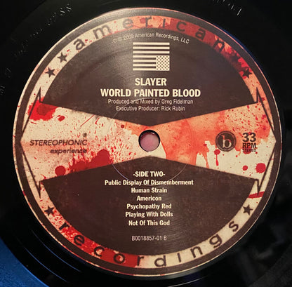 Slayer : World Painted Blood (LP, Album, RE)