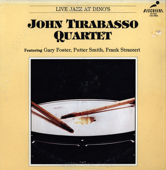 John Tirabasso Quartet : Live Jazz At Dino's (LP)