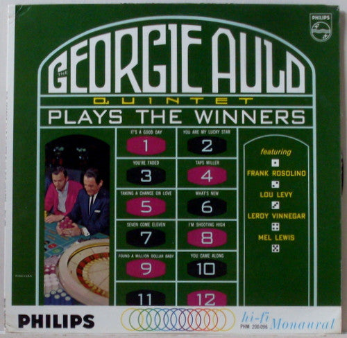 The Georgie Auld Quintet : The Georgie Auld Quintet Plays The Winners (LP, Album, Mono)